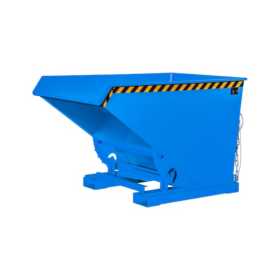 BAUER S&Uuml;DLOHN BAUER kiepbak type EXPO 1200 inh. 120 m3 LxBxH 1720x1070x1095 mm RAL 5012 - Kantelbak met afrolsysteem - lage bak