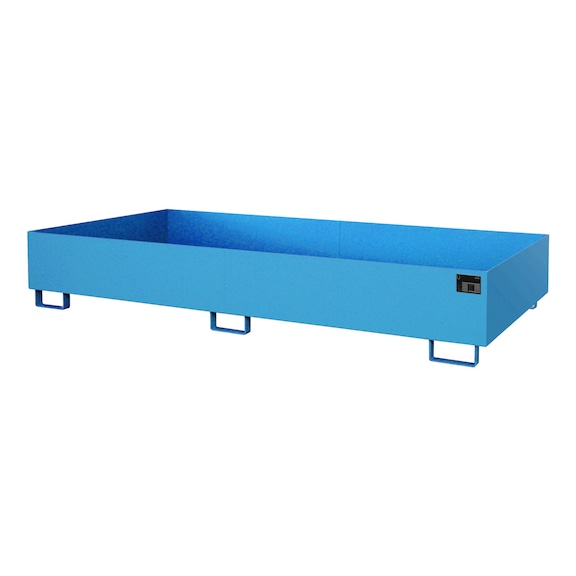 BAUER S&Uuml;DLOHN Stellingbak zonder rooster LxBxH 2650 x 1300 x 300 mm - Opvangbak voor stellingsysteem
