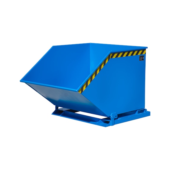 BAUER S&Uuml;DLOHN Dumper skip 1,000 litres LxWxH 1,420x1,110x975 mm RAL 5012 light blue - Dumper body, with floor-level emptying option