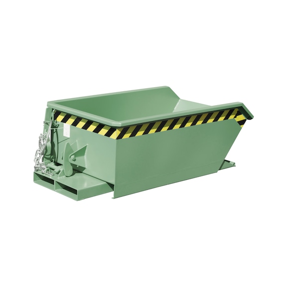 BAUER S&Uuml;DLOHN Mini-conteneur basculable MGU 230, couleur&nbsp;: vert r&eacute;s&eacute;da RAL&nbsp;6011 - Mini-conteneur basculable, type&nbsp;MGU