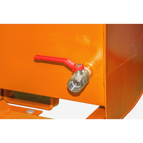 BAUER S&Uuml;DLOHN Conteneur basculable pour copeaux, capacit&eacute; 0,30 m&sup3; LxlxH 1 275x820x820 mm - Conteneurs de copeaux, basculement depuis le si&egrave;ge conducteur du chariot &eacute;l&eacute;vateur