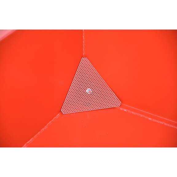 BAUER S&Uuml;DLOHN SMGU 460 mini tilting container colour flame red RAL 3000 - Mini tipping container type SMGU