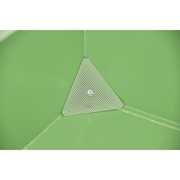 BAUER S&Uuml;DLOHN SMGU 460 mini tilting container colour reseda green RAL 6011 - Mini tipping container type SMGU