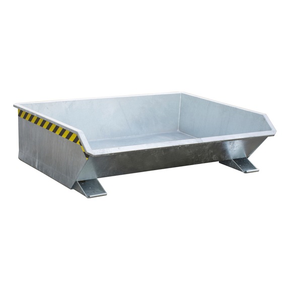 BAUER S&Uuml;DLOHN Minicontainer basculant MGU 610, culoare: zinc - Minicontainer basculant, tip MGU