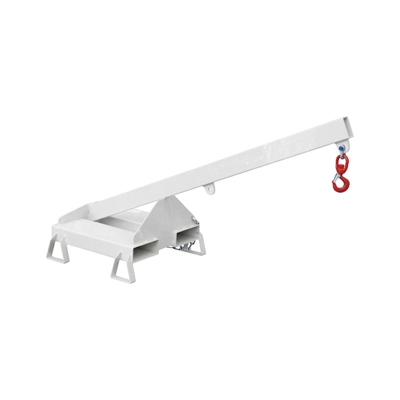 BAUER S&Uuml;DLOHN Load arm type LA 25-1.0 basic length 1600mm, carry.cap. 300–1000kg rigid, galv. - Load arm with fixed length