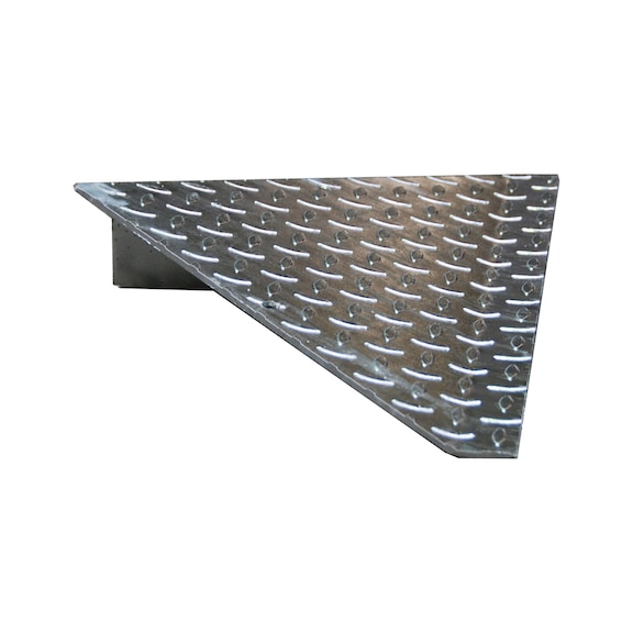 BAUER S&Uuml;DLOHN Rampe d'acc&egrave;s LxlxH 500x500x78 mm zingu&eacute;e galvanis&eacute;e - Point d'acc&egrave;s