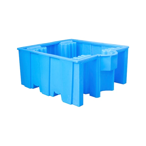 BAUER S&Uuml;DLOHN Auffangwanne aus PE f&uuml;r 1000-l-IBC 1590x1455x715 mm 1125 Liter - Auffangwanne f&uuml;r 100-Liter IBC-Container