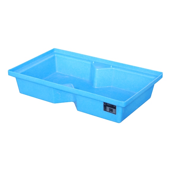 BAUER S&Uuml;DLOHN Toplama kabı, PE, paletler i&ccedil;in, 1000x600x175 mm, toplama hacmi 60 litre - K&uuml;&ccedil;&uuml;k konteynerler i&ccedil;in toplama kabı