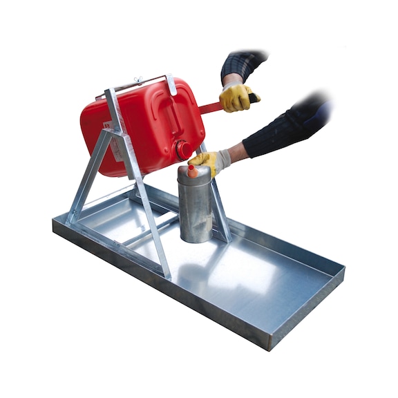 BAUER S&Uuml;DLOHN Kleingebindewanne verzinkt Volumen 25 Liter LxBxH 940x470x60 mm - Auffangwanne f&uuml;r Kleingebinde
