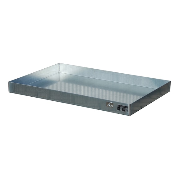 BAUER S&Uuml;DLOHN 用于货盘的小桶托盘，收集容量 60 升，1200x800x100 mm，镀锌 - 用于小型容器的收集盘
