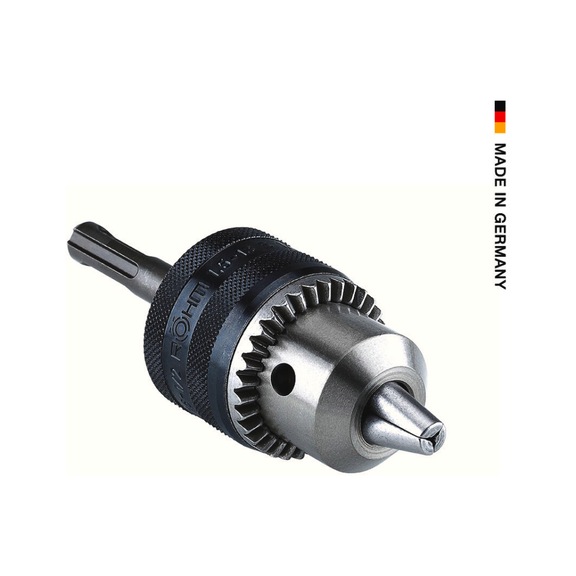 R&Ouml;HM PRIMA toothed collar drill chuck with SDS plus shank, shank 1/2 inch-20 - Key-type drill chuck