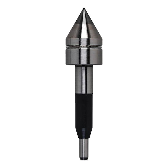 R&Ouml;HM Replacement cutting tip, 60 degrees, size 104, with carbide insert - Live center taper (drill bat)