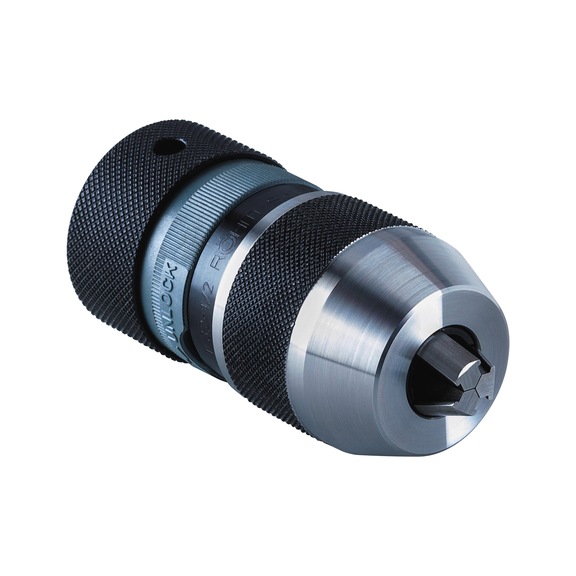 R&Ouml;HM Spiro-SK quick-action drill chuck, size 10, B 16 shank, runout 0.07 mm - Keyless drill chuck