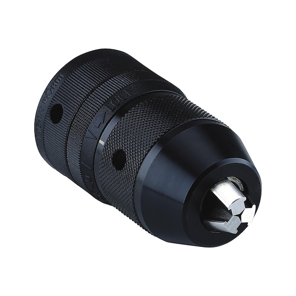 R&Ouml;HM SUPRA-SK E quick-action drill chuck, size SK 13E, 1/2 inch-20 shank, suitable for impact drilling - Keyless drill chuck