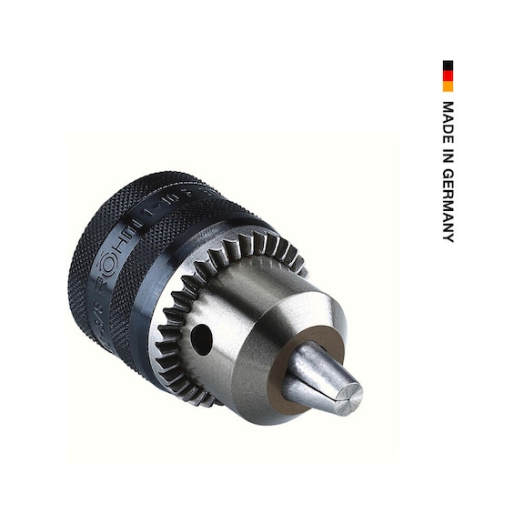 R&Ouml;HM PRIMA-I toothed collar drill chuck, size 13, J6 shank, heavy-duty version - Key-type drill chuck