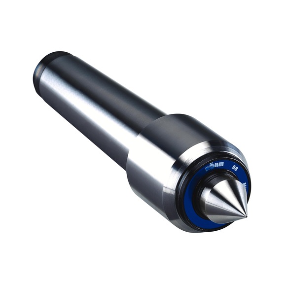 R&Ouml;HM Rotating centring tips, 60 degrees, MK 6, size 14, with small body diameter - Live Centering tip (drill bat)