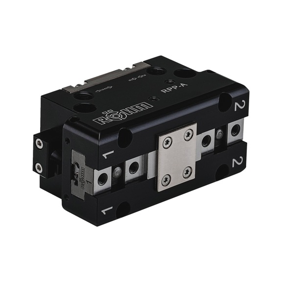 R&Ouml;HM RPP-A 125-2/GA parallel gripper, high gripping force, gripping force safety device, external - Machine vice