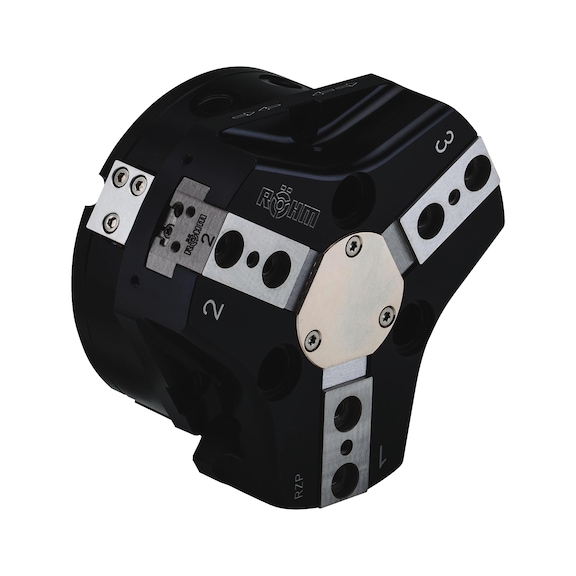 R&Ouml;HM RZP-100/3-1, centric gripper, large jaw stroke - Parallel air gripper