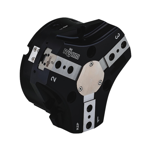 R&Ouml;HM RZP-160/3-2, centric gripper, high gripping force, - Parallel air gripper