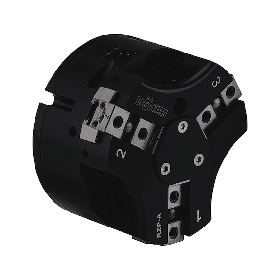R&Ouml;HM RZP-A 160/3-2 GA Centric gripper, high gripping force, gripping force safety device for external clamping - Machine vice