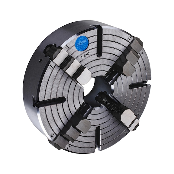 R&Ouml;HM USE 400, cylindrical centring seat, one-piece reversible jaws, steel body - Facing heads with 1 or 2 facing slides (machine tool)