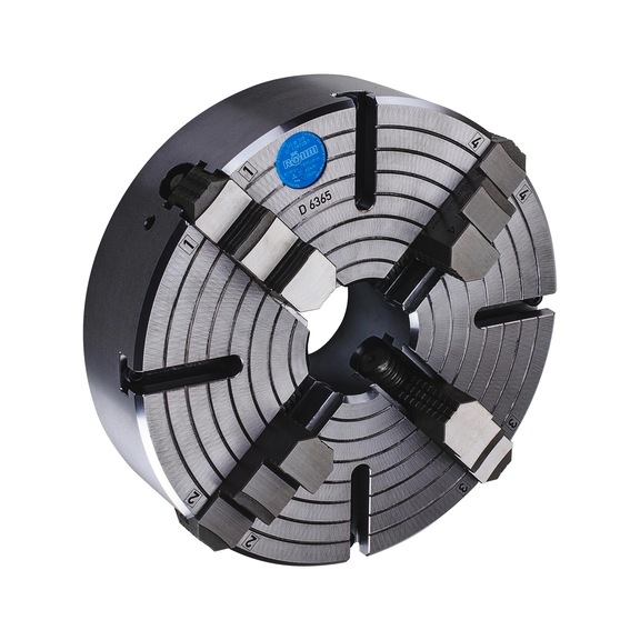 R&Ouml;HM USE 260, KK 5, ISO 702-2, one-piece reversible jaws, steel body - Facing heads with 1 or 2 facing slides (machine tool)