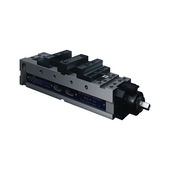 R&Ouml;HM NC Compact Double Clamp RKD-M, jaw width 92 - Machine vice