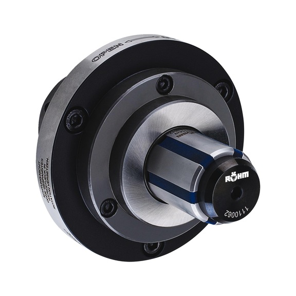 R&Ouml;HM ABSIS segment clamping mandrel, power-operated, size ABSIS 1, with flange mounting - Lathe tip, arbor, chuck (machine tool)