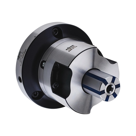 R&Ouml;HM AGILIS segment clamping mandrel, power-operated, size AGILIS 4, with flange mounting - Lathe tip, arbor, chuck (machine tool)