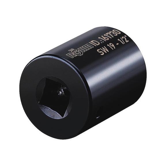 R&Ouml;HM Drive adapter, size 125, 19-1/2-inch square - Machine vice (parts)