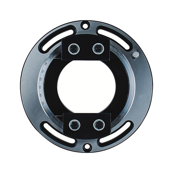 R&Ouml;HM Rotary disc for bench-vice