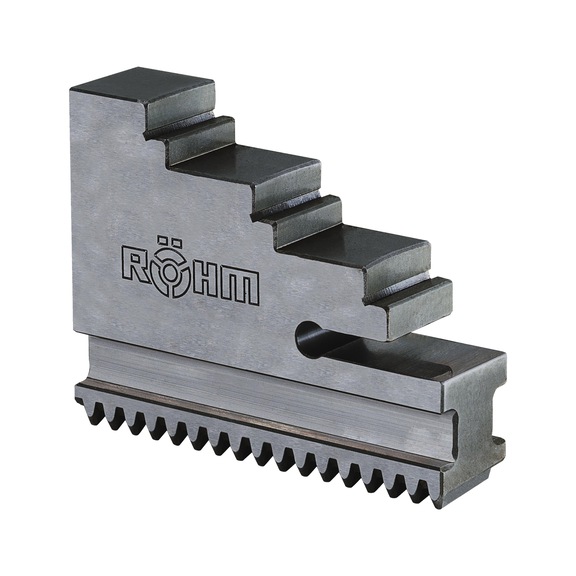 R&Ouml;HM Rotary jaw DB, size 200, set of 3 jaws, inwardly stepped jaw, hardened - Cutting machine tool (accessories, additional equipment, other)