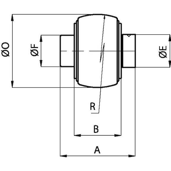 R&Ouml;HM Spherical rollers for SLZN, 649516 - Cutting machine tool (accessories, additional equipment, other)