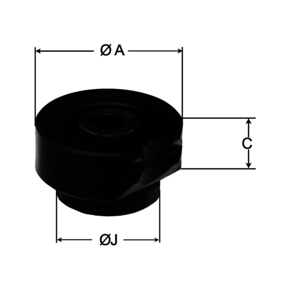 R&Ouml;HM Swivelling claw inserts, size 125, for support jaws - Clamping element, quick change (parts)