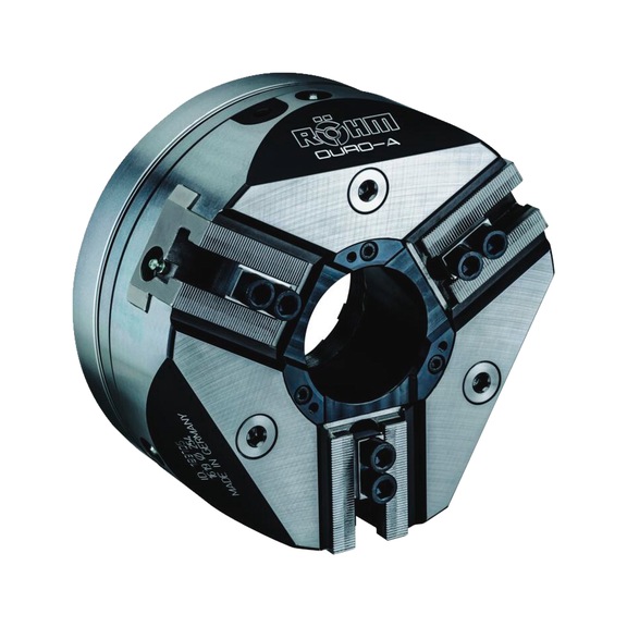 R&Ouml;HM DURO-A 135 power chuck, 90-degree tapered teeth, short taper shank 4 - Lathe tip, arbor, chuck (machine tool)