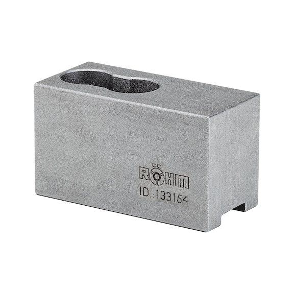 R&Ouml;HM Attachment jaws, sizes 130/140, set of 3 jaws, hardenable, 90-degree pointed teeth - Cutting machine tool (accessories, additional equipment, other)