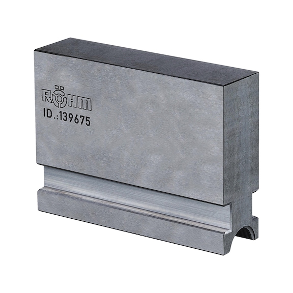 R&Ouml;HM Block jaw BL, size 200, set of 4 jaws, non-stepped, unhardened - Cutting machine tool (accessories, additional equipment, other)