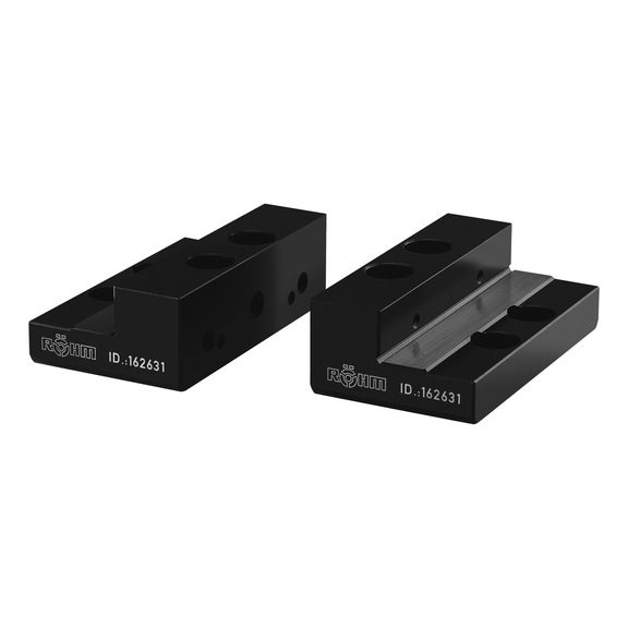 R&Ouml;HM Stepped jaws SB, size 1, jaw width 92, reversible, with fixing screws - Clamping element, quick change (parts)