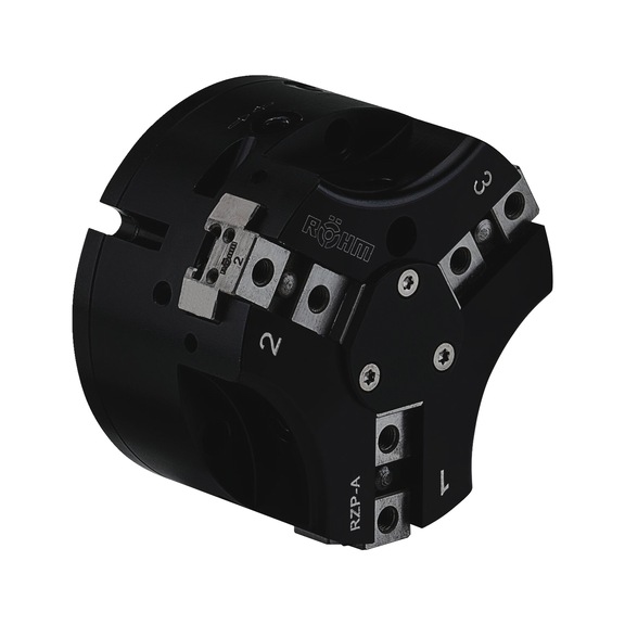 R&Ouml;HM RZP-A 80/3-1, centric gripper, long jaw stroke - Machine vice