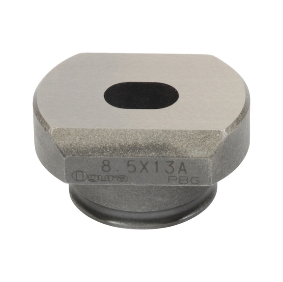 MAKITA Die, long hole A8.5x13, aluminium, 2-3.2 mm SC00000247 - Oblong die