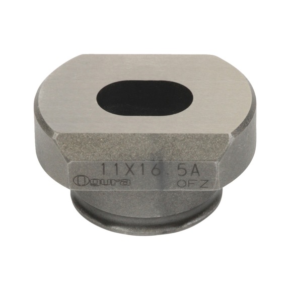 MAKITA Die, long hole A11x16.5, aluminium, 2-3.2 mm SC00000259 - Oblong die