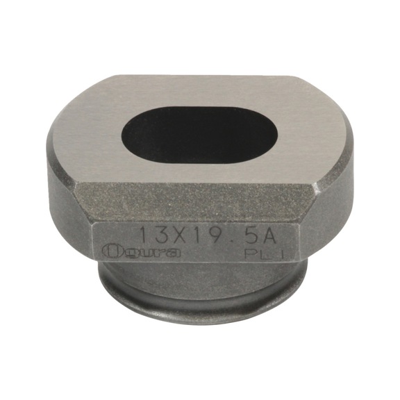 MAKITA Die, long hole A13x19.5, aluminium, 2-3.2 mm SC00000263 - Oblong die