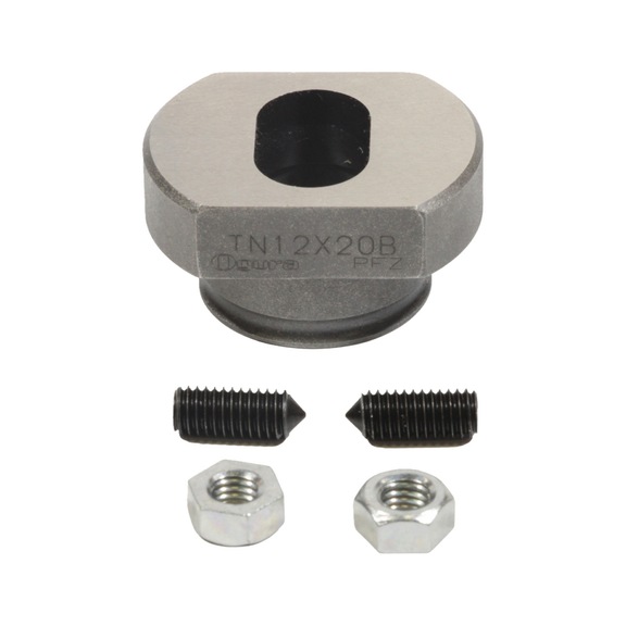 MAKITA Vertical die, long hole B20x12, steel 2-9 mm, stainless steel 3-6 mm SC05340510 - Accessories for Knabber and metal shears