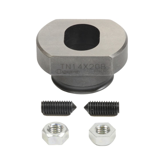 MAKITA Vertical die, slotted hole B20x14, steel 2-9 mm, stainless steel 3-6 mm SC05340530 - Accessories for Knabber and metal shears