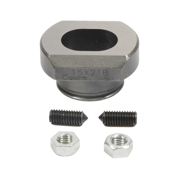 MAKITA Die, long hole B15x21, steel 2-9 mm, stainless steel 3-6 mm, SC05340550 - Oblong die
