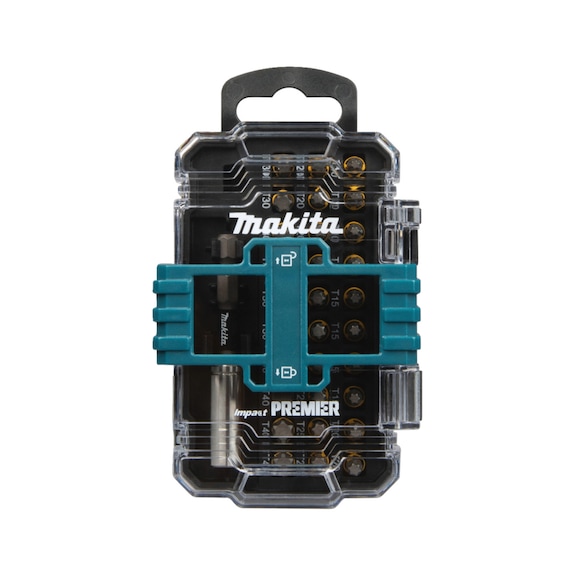 MAKITA Impact Premier 31-piece Torsion Bit Set: T10, T15, T20, T25, T30, T40, 25 mm E-25111 - Bit set
