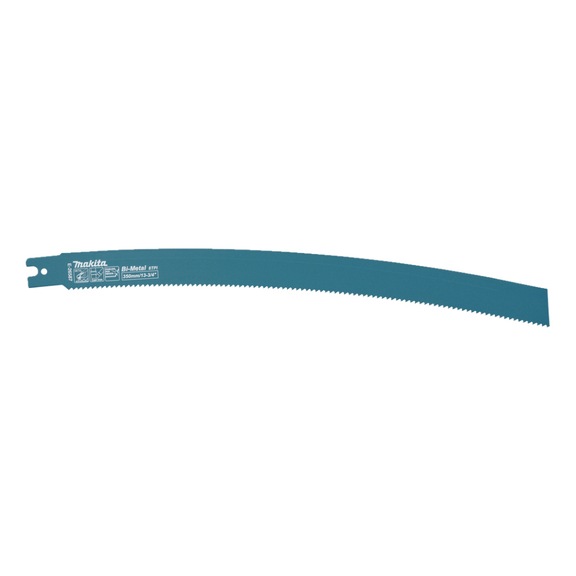 MAKITA BiM 350/8Z reciprocating saw blade, 8 tpi, length 322 mm, thickness 1.6 mm, curved, 5 pieces E-26587 - Reciprocating saw blades for metal