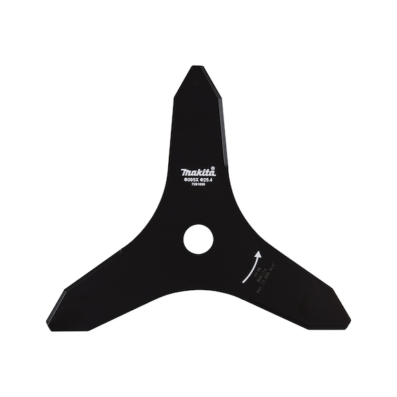 MAKITA 3-tooth impact blade, steel, diameter 305 mm, bore 25.4 mm 1916D1-4 - Knives and blades