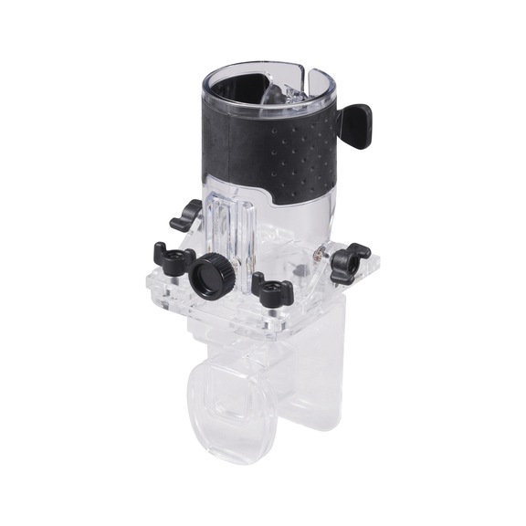MAKITA Adjustable chamfering module, fine angle adjustment 0–45 degrees, transparent 194269-7 - Accessories for Router bit
