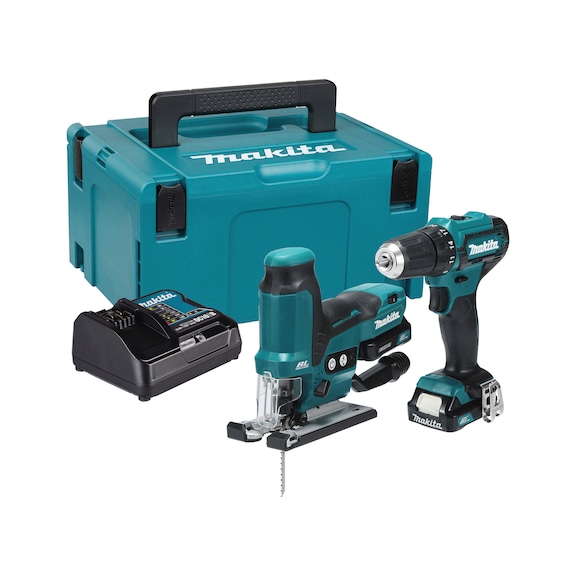 MAKITA Cordless combo kit 12V, 2 tools, 2 batteries BL1021B CLX252SAJ - Cordless Kombo-Kits